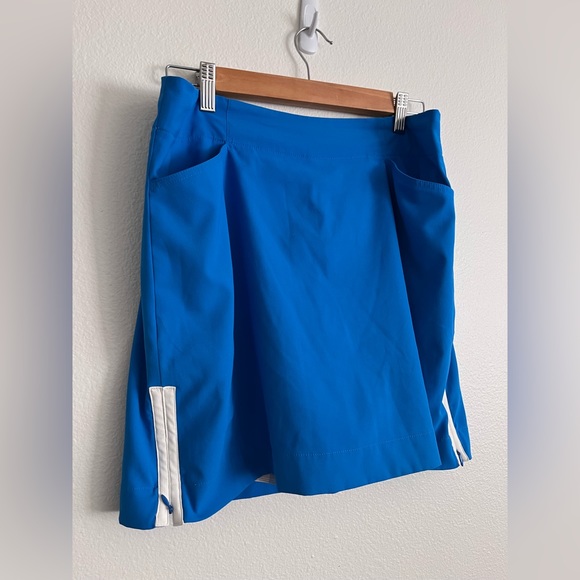 NIKE GOLF Blue Golf Skort Plaid Short golf skirt size 6 - Picture 3 of 13